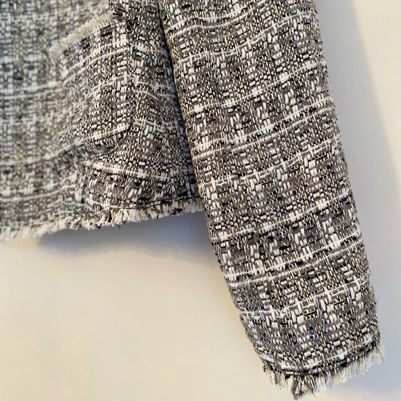 L’AGENCE Adette Grey Tweed Blazer - Picture 6 of 14